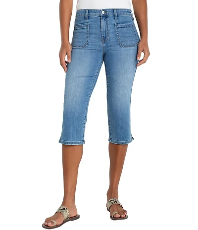 Liverpool Los Angeles Denim Straight Leg Capri Jeans