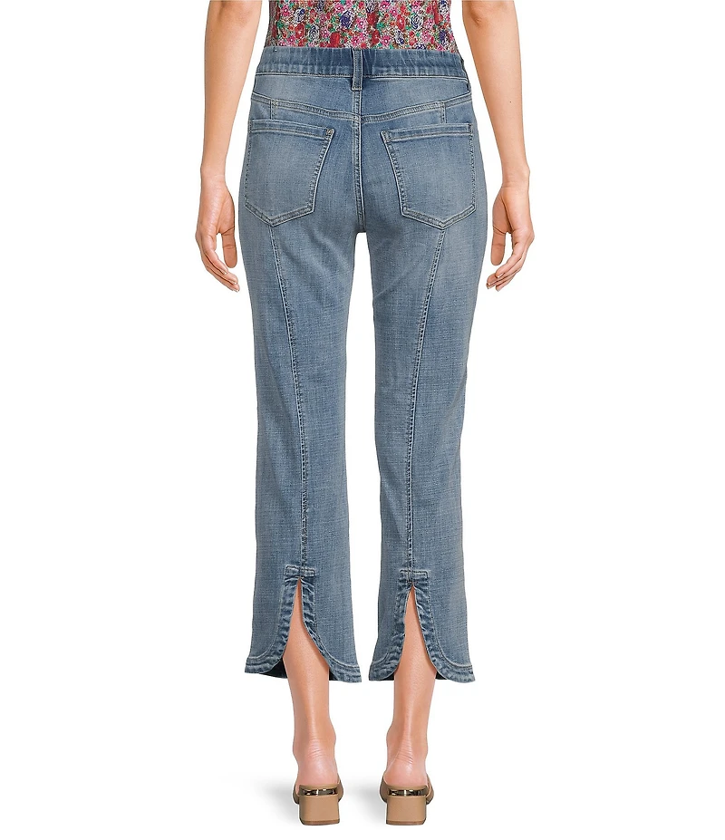 Liverpool Los Angeles Gia Glider Flare Leg Tulip Back Crop Jeans