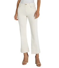 Liverpool Los Angeles Gia Glider Stretch Denim Mid Rise Cropped Jeans