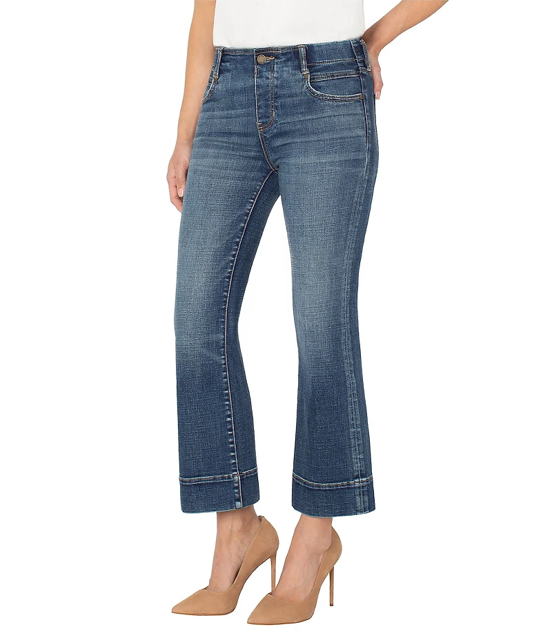 Liverpool Los Angeles Gia Stretch Denim Flare Leg Jeans