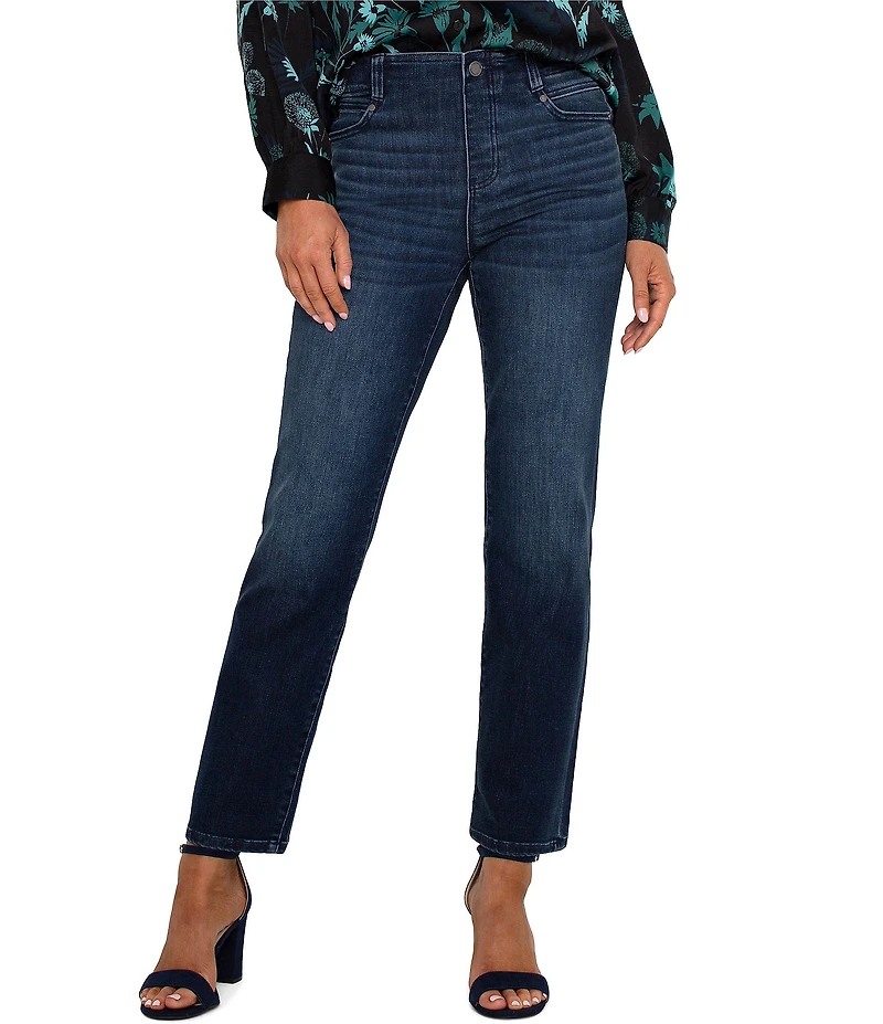 Liverpool Los Angeles Gia Stretch Denim Straight Leg Jeans