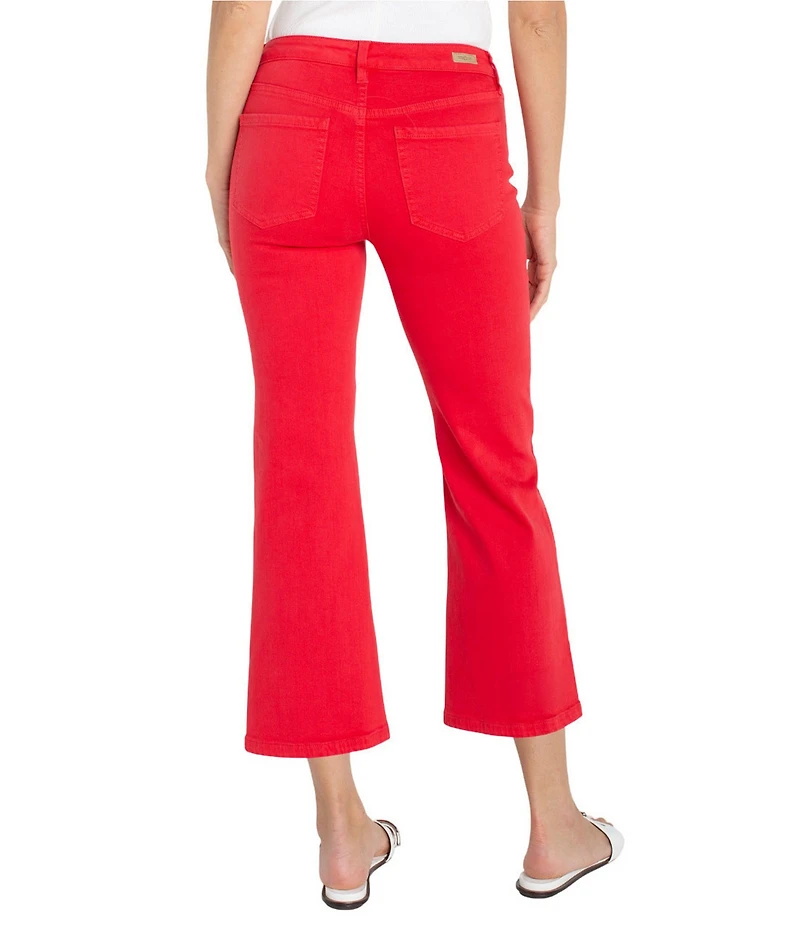 Liverpool Los Angeles Hannah Mid Rise Cropped Wide Leg Jeans