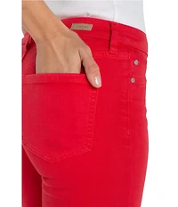 Liverpool Los Angeles Hannah Mid Rise Cropped Wide Leg Jeans