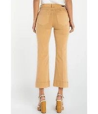 Liverpool Los Angeles Hannah Mid-Rise Wide Leg Crop Flare Hugger Jeans