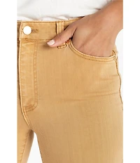 Liverpool Los Angeles Hannah Mid-Rise Wide Leg Crop Flare Hugger Jeans