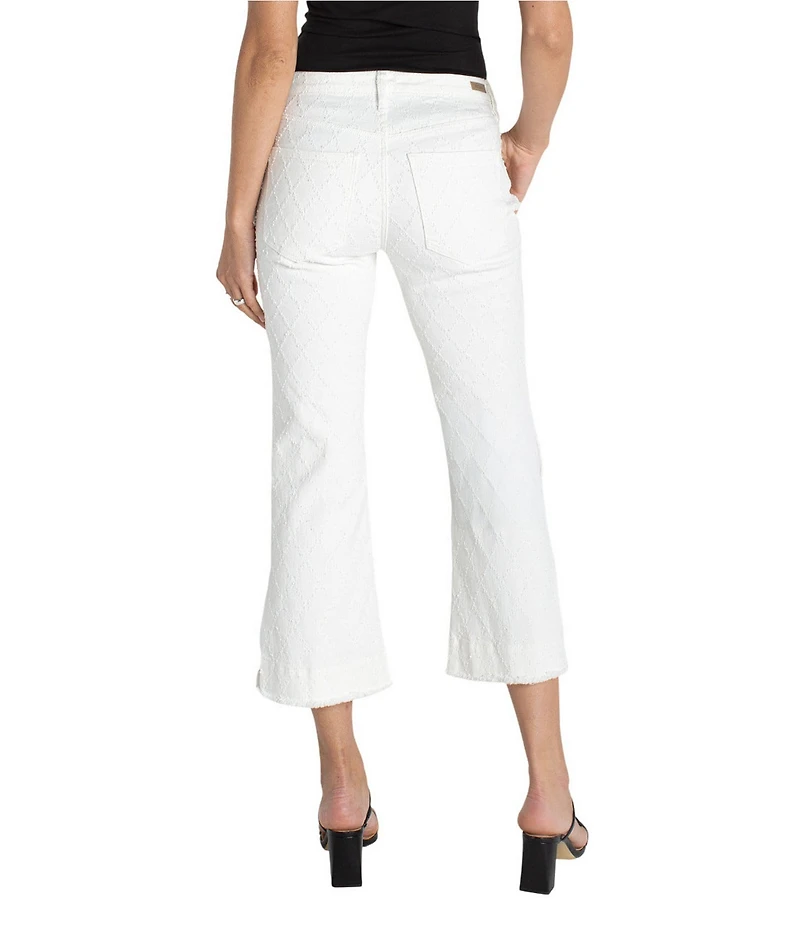 Liverpool Los Angeles Hannah Stretch Denim Cropped Wide Leg Jeans