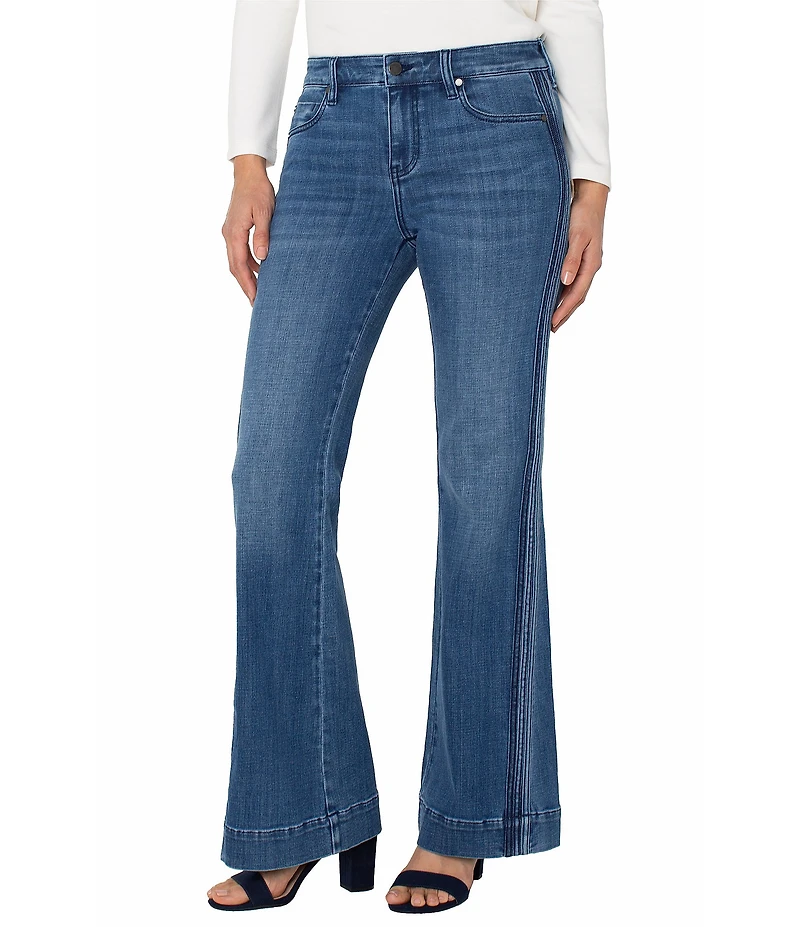 Liverpool Los Angeles Hannah Stretch Denim Flare Leg Jeans