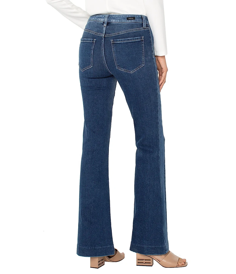 Liverpool Los Angeles Hannah Stretch Denim Flare Leg Jeans