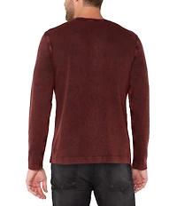 Liverpool Los Angeles Henley Neck Long Sleeve T-Shirt