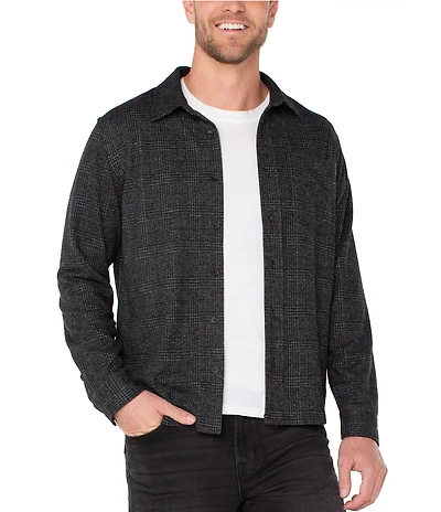 Liverpool Los Angeles Herringbone Button Up Shirt