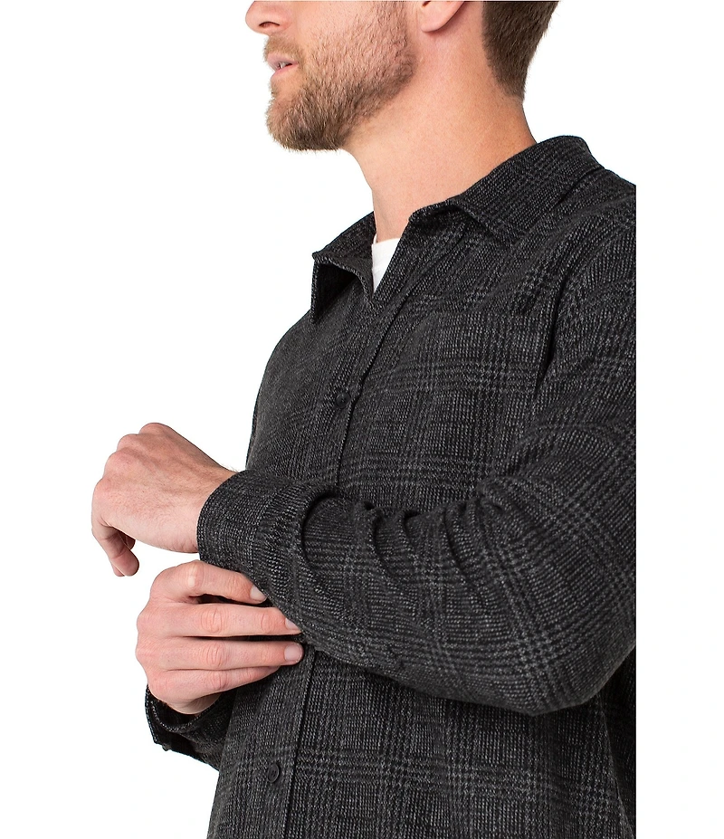 Liverpool Los Angeles Herringbone Button Up Shirt