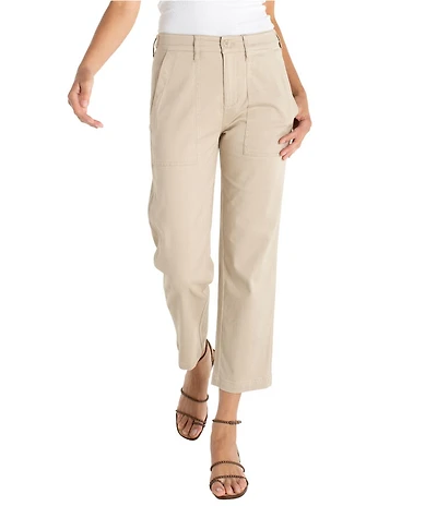 Liverpool Los Angeles High Rise Utility Crop Cargo Pants