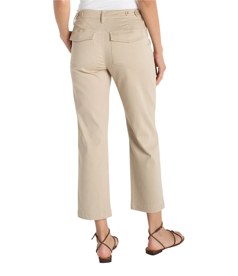 Liverpool Los Angeles High Rise Utility Crop Cargo Pants