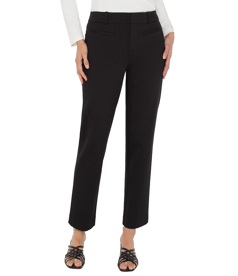 Liverpool Los Angeles Holly Ponte Knit Mid Rise Pants
