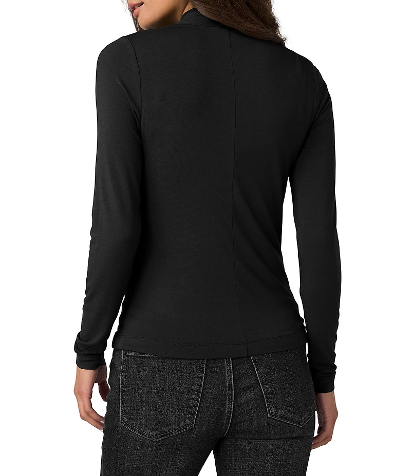Liverpool Los Angeles Jersey Knit Wrap Neck Long Sleeve Top