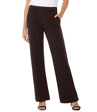 Liverpool Los Angeles Kayla Ponte Mid Rise Wide Leg Pull-On Pants