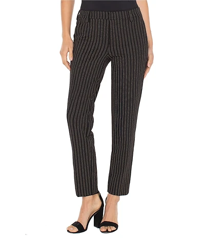 Liverpool Los Angeles Kelsey Super Stretch Ponte Knit Striped Pants