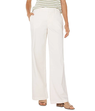 Liverpool Los Angeles Kelsey Twill Mid Rise Wide Leg Pants