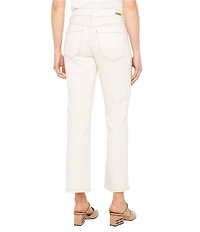 Liverpool Los Angeles Kennedy Mid Rise Cropped Straight Leg Jeans