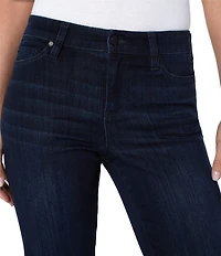 Liverpool Los Angeles Kennedy Silky Stretch Straight Leg Mid Rise Denim Jeans