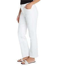 Liverpool Los Angeles Kennedy Stretch Denim Mid Rise Full Length Straight Leg Jeans