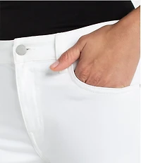 Liverpool Los Angeles Kennedy Stretch Denim Mid Rise Full Length Straight Leg Jeans