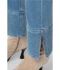 Liverpool Los Angeles Kennedy Stretch Denim Mid Rise Side Slit Jeans