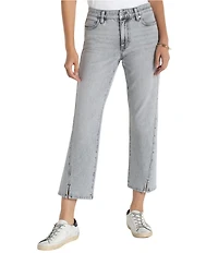 Liverpool Los Angeles Kennedy Stretch Denim Straight Leg Cropped Jeans