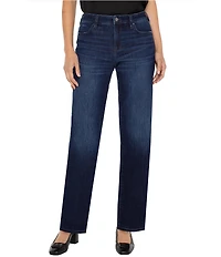 Liverpool Los Angeles Kennedy Stretch Denim Straight Leg Jeans