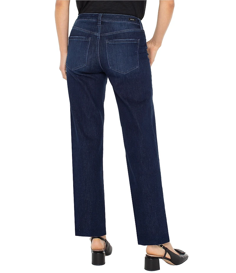 Liverpool Los Angeles Kennedy Stretch Denim Straight Leg Jeans