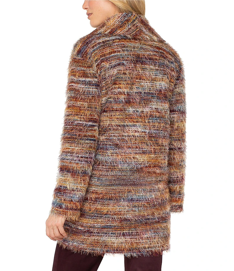Liverpool Los Angeles Knit Lapel Collar Long Sleeve Open Front Cardigan