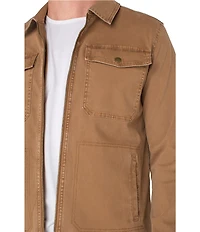 Liverpool Los Angeles Long Sleeve Canvas Zip Jacket