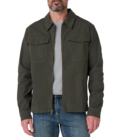Liverpool Los Angeles Long Sleeve Canvas Zip Jacket