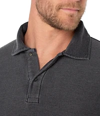 Liverpool Los Angeles Long Sleeve Jacquard Knit Polo Shirt