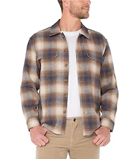 Liverpool Los Angeles Long Sleeve Plaid Shirt Jacket