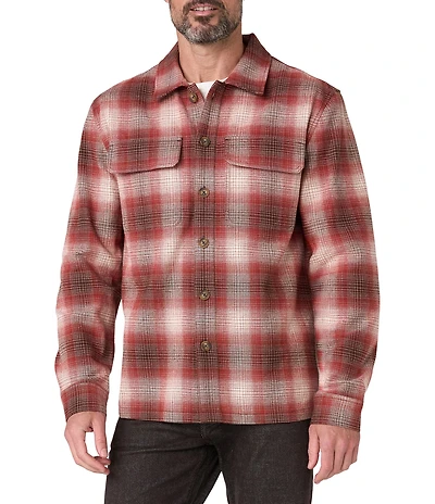 Liverpool Los Angeles Long Sleeve Plaid Shirt Jacket