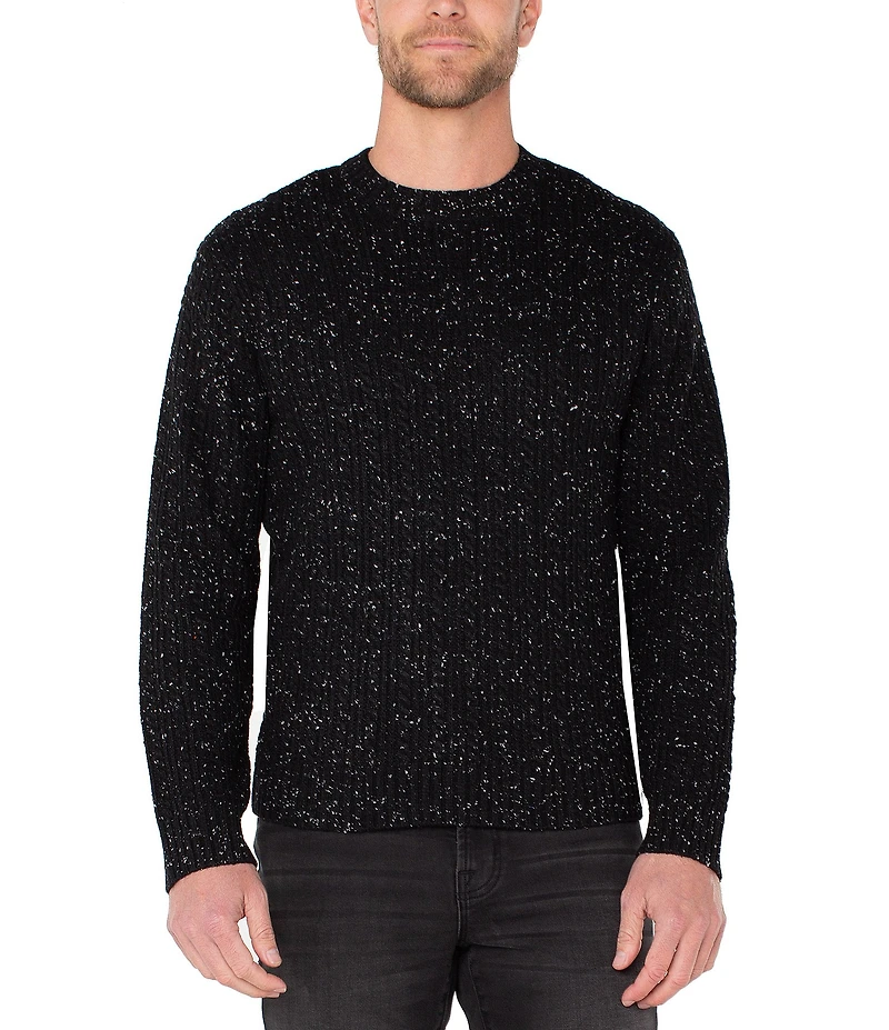 Liverpool Los Angeles Long Sleeve Speckled Sweater
