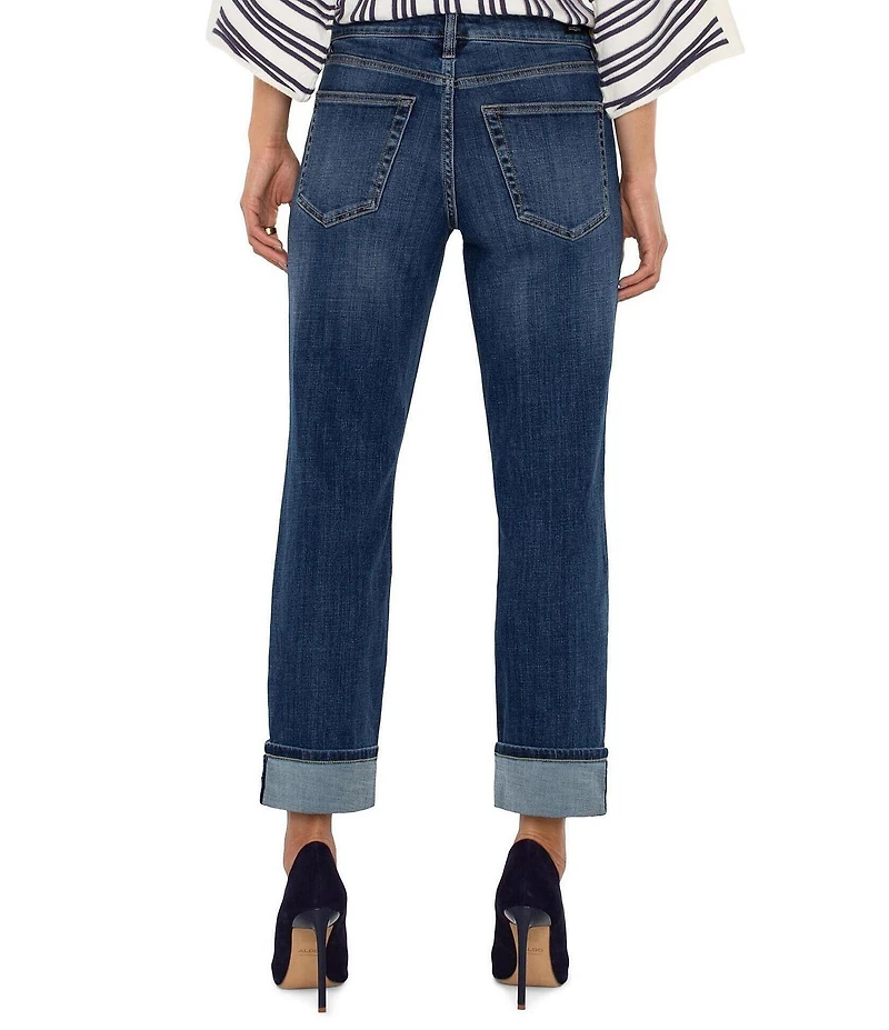 Liverpool Los Angeles Marley Girlfriend Cuffed Jeans