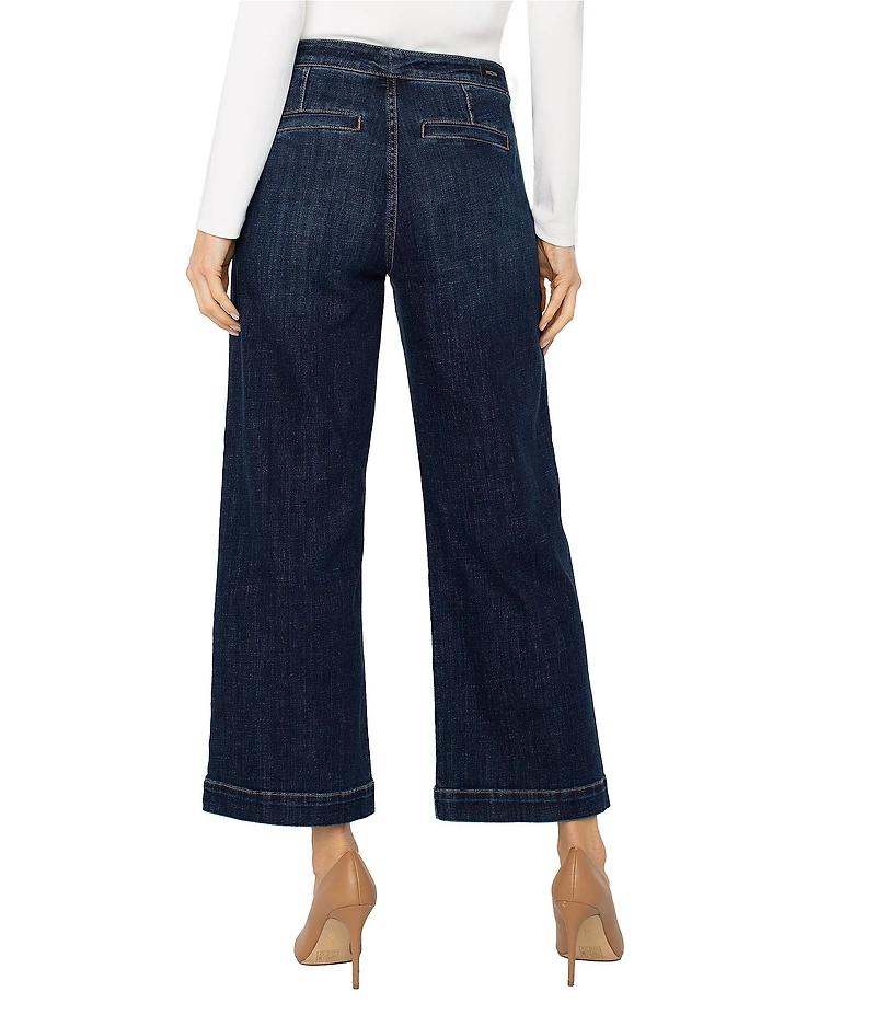 Liverpool Los Angeles Mid-Rise Wide Leg Denim Jeans