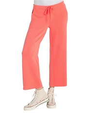 Liverpool Los Angeles Mid Rise Wide-Leg Pull-On Cropped Cloudknit Pants