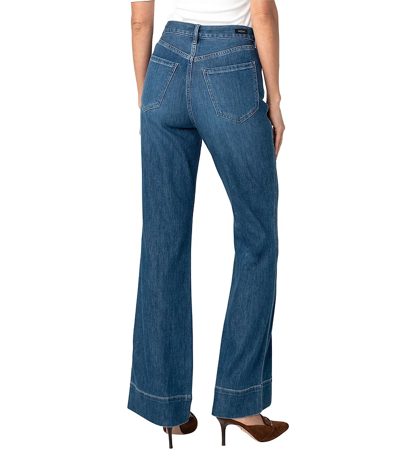 Liverpool Los Angeles Petite Size Denim High Rise Front Seam Boot Cut Jean