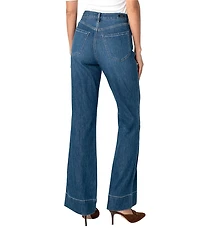 Liverpool Los Angeles Petite Size Denim High Rise Front Seam Boot Cut Jean