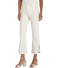Liverpool Los Angeles Petite Size Hannah High Rise Flared Cropped Tulip Hem Jeans