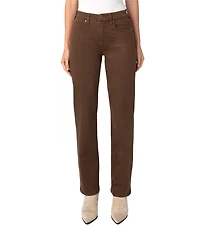Liverpool Los Angeles Petite Size Kennedy Slub Twill Comfort Waist Straight Leg Jeans
