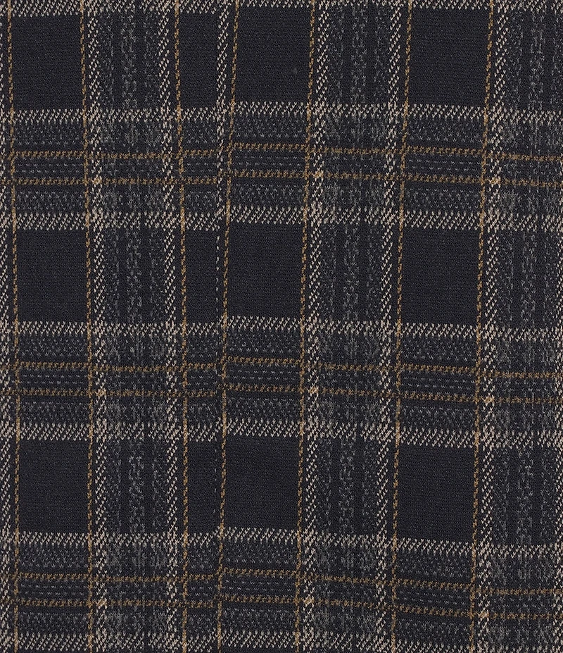 Liverpool Los Angeles Plaid Jacquard Knit Notch Collar Long Sleeve Boyfriend Blazer