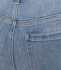 Liverpool Los Angeles Plus Size Gia Glider Flare Leg Tulip Back Crop Jeans