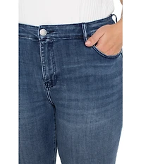 Liverpool Los Angeles Plus Size Hannah Stretch Denim Flare Leg Jeans