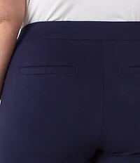 Liverpool Los Angeles Plus Size Pull On Wide Leg Trouser Pants