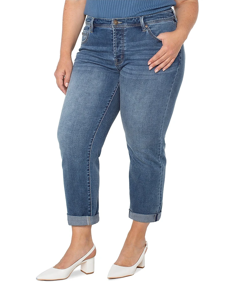 Liverpool Los Angeles Plus Size The Keeper Boyfriend Jeans