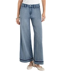Liverpool Los Angeles Polish Denim Super Stride Wide Leg Jeans